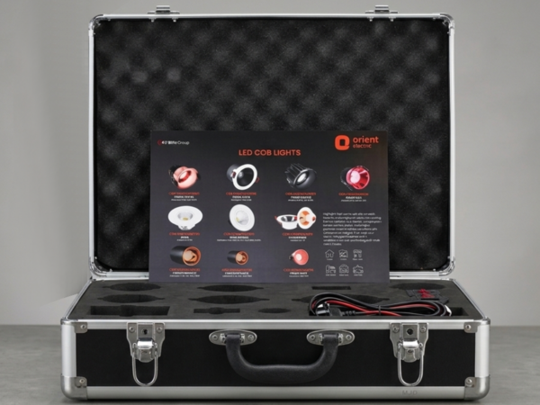 Product Sample Kit - Aluminium + Chrome Finish + High density 80mm foam