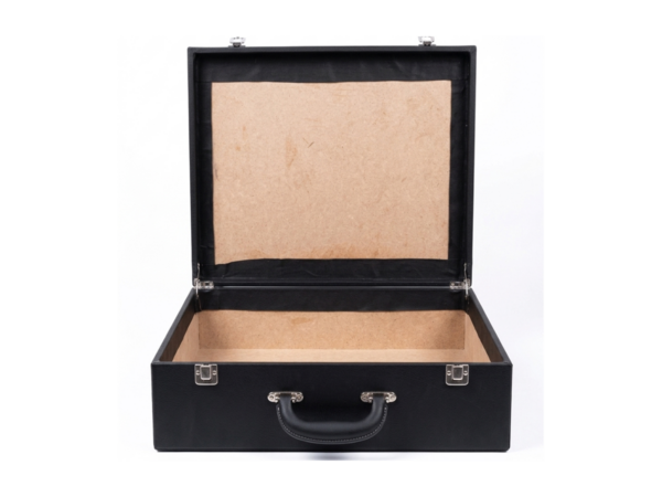 SKLEGR152006 (2 Product Sample Kit - MDF with Black Leather finish + High Density 80mm Foam