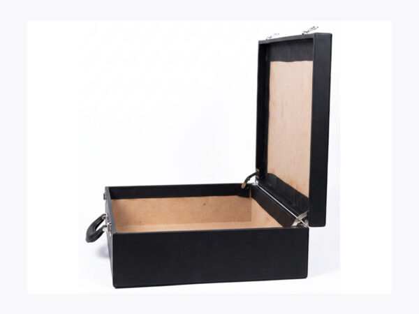 SKLEGR152006 (3 Product Sample Kit - MDF with Black Leather finish + High Density 80mm Foam